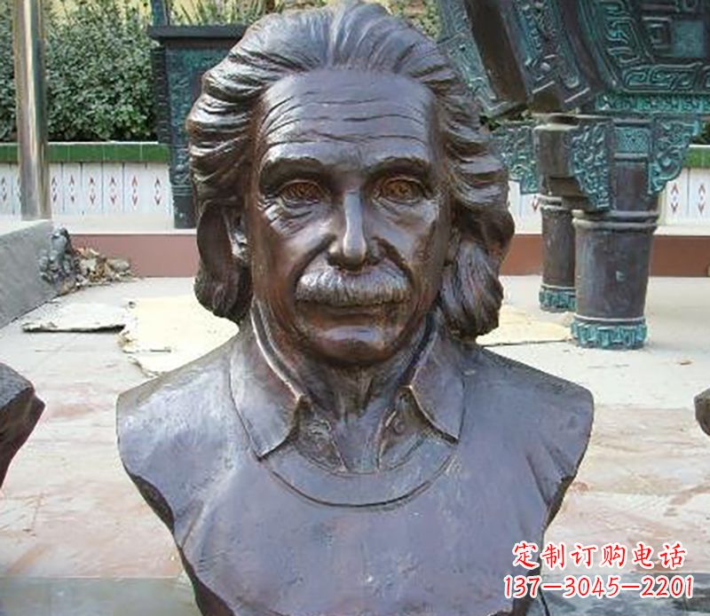 保定爱因斯坦铜像永恒的科学精神