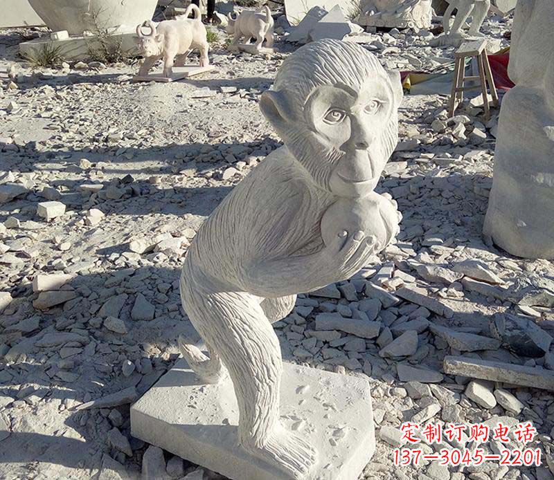 保定“猴子石雕”——精致细腻的石头精雕