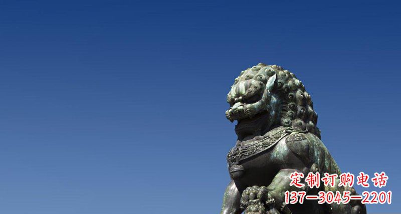 保定北京青铜狮子