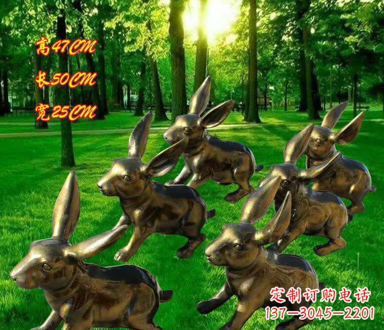 保定兔子雕塑——激情活力的象征