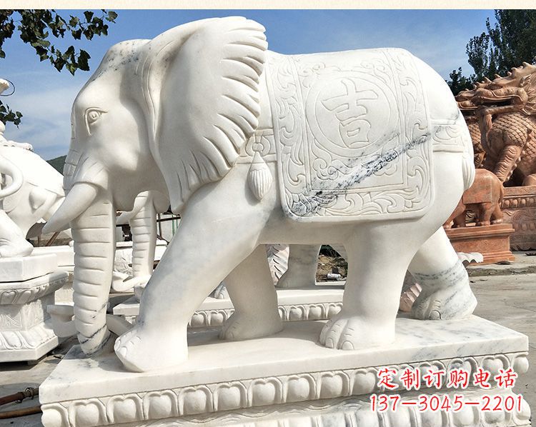 保定大象石雕