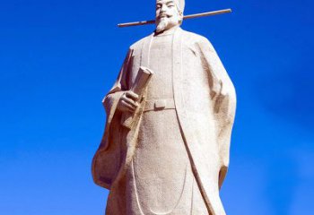 保定景区园林欧阳修大型砂岩雕像-中国历史文化名人著名文学大家