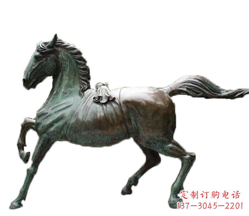 保定别墅动物飞马铜雕摆件