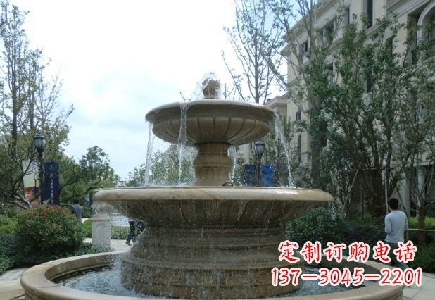 保定精致喷泉,完美衬托您的别墅景观