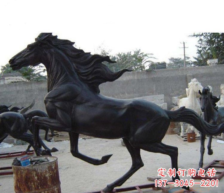 保定马铜雕塑,让你的别墅景观更加生动