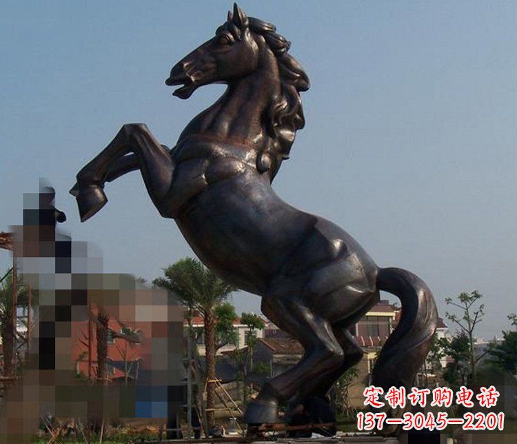 保定别墅景观动物马铜雕塑