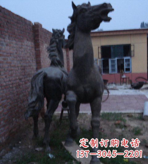 保定精美铜雕动物马