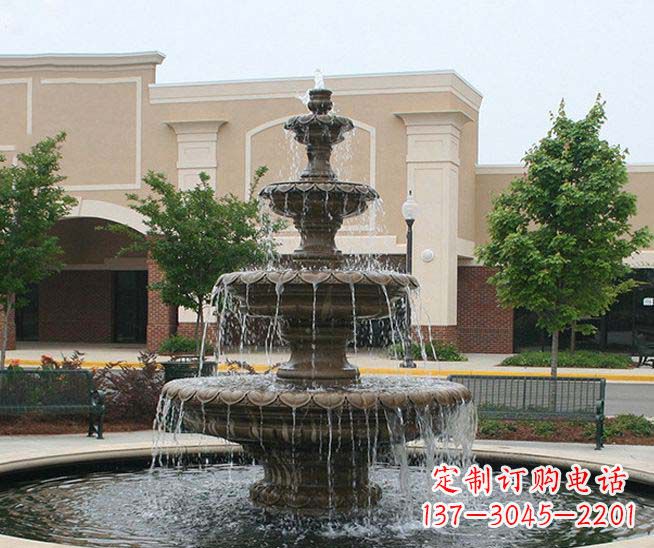 保定梦幻之舞多层喷泉雕塑