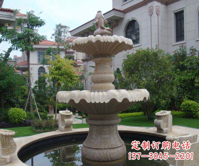 保定多层喷泉雕塑