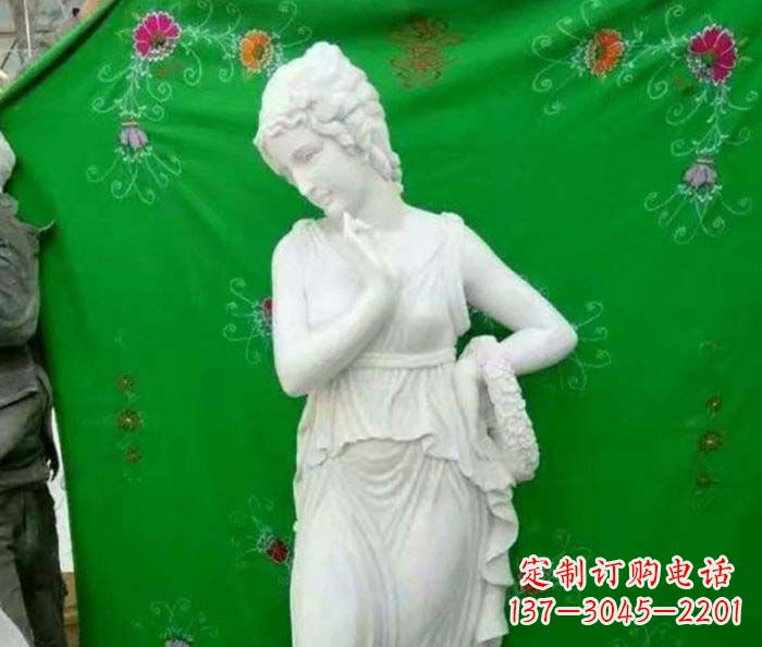 保定别墅景观西方女人石雕