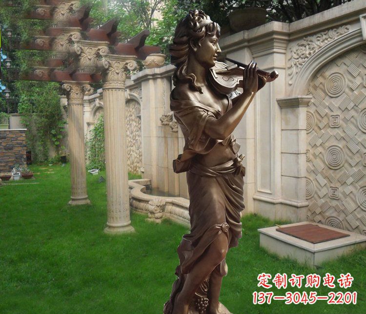 保定玻璃钢女人雕塑