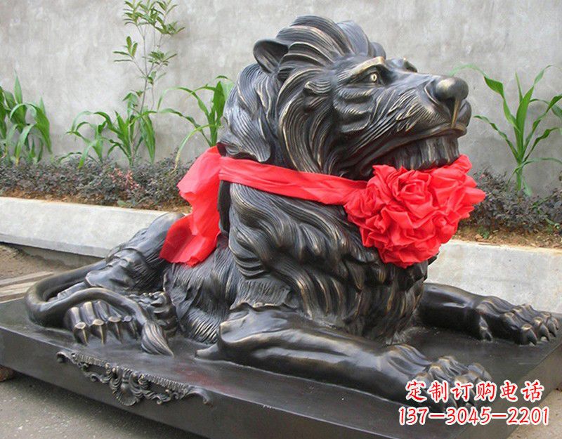 保定铜质狮子雕塑