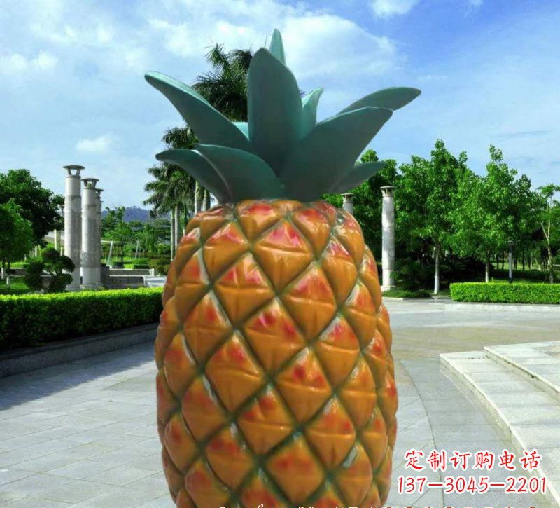 保定玻璃钢菠萝灯