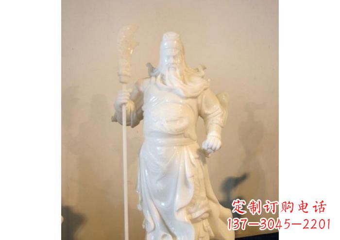 保定关公雕塑玻璃钢制作的精美杰作