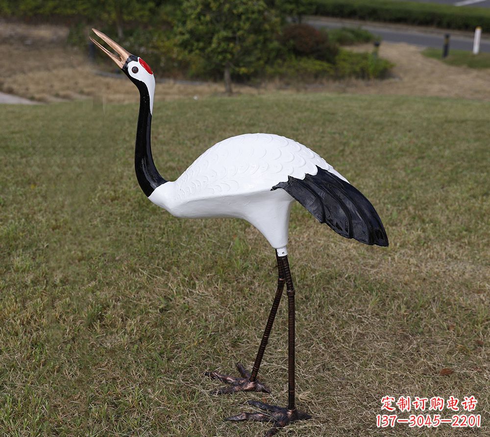 保定玻璃钢雕塑仙鹤