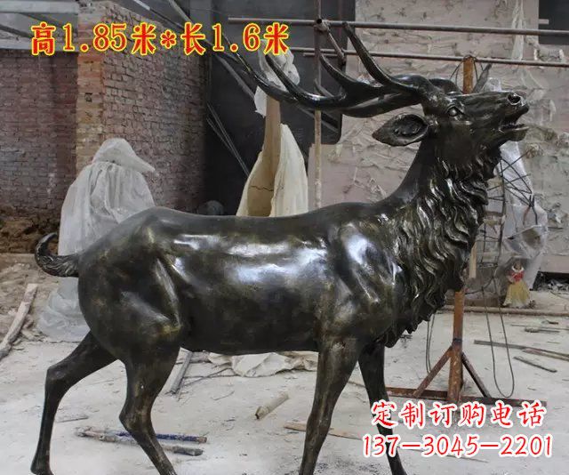 保定玻璃钢仿铜动物雕塑精美绝伦