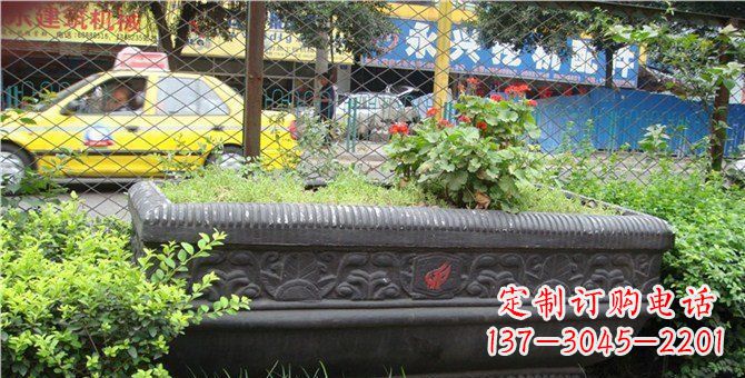 保定玻璃钢仿铜花盆雕塑精美工艺结合现代科技