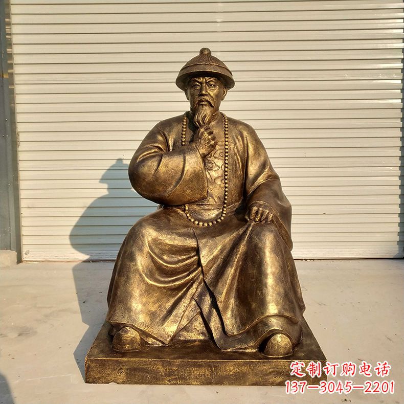 保定林则徐——玻璃钢仿铜雕像