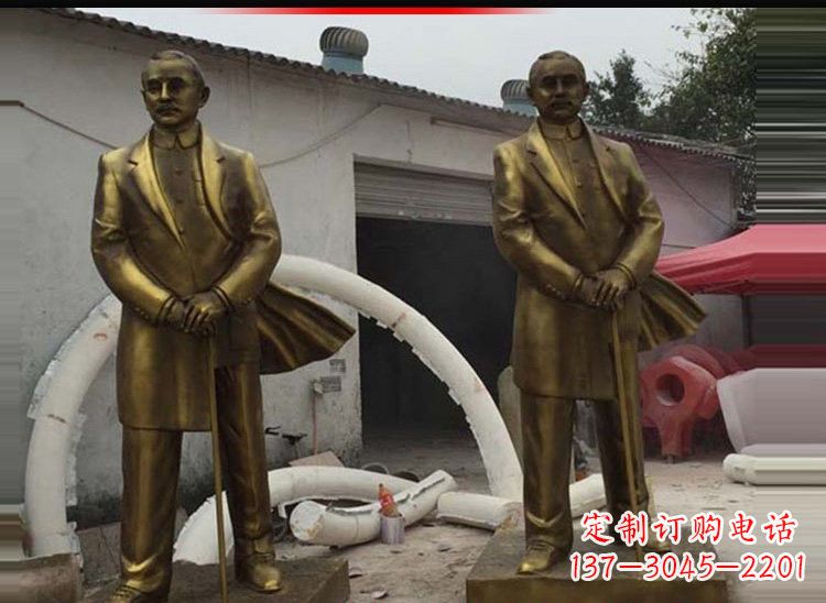 保定玻璃钢仿铜孙中山雕塑