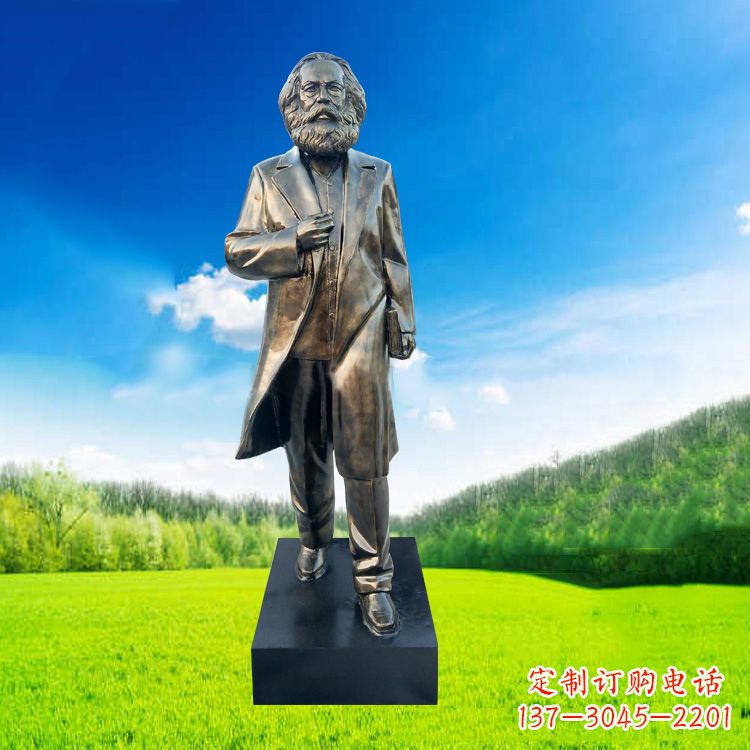 保定玻璃钢马克思塑像伟人的永恒记忆
