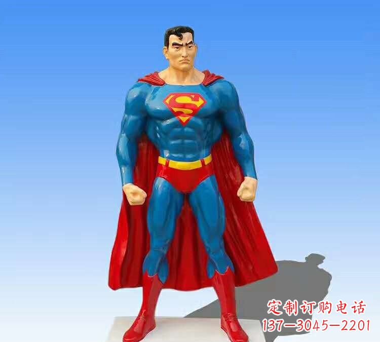 保定玻璃钢仿真超人