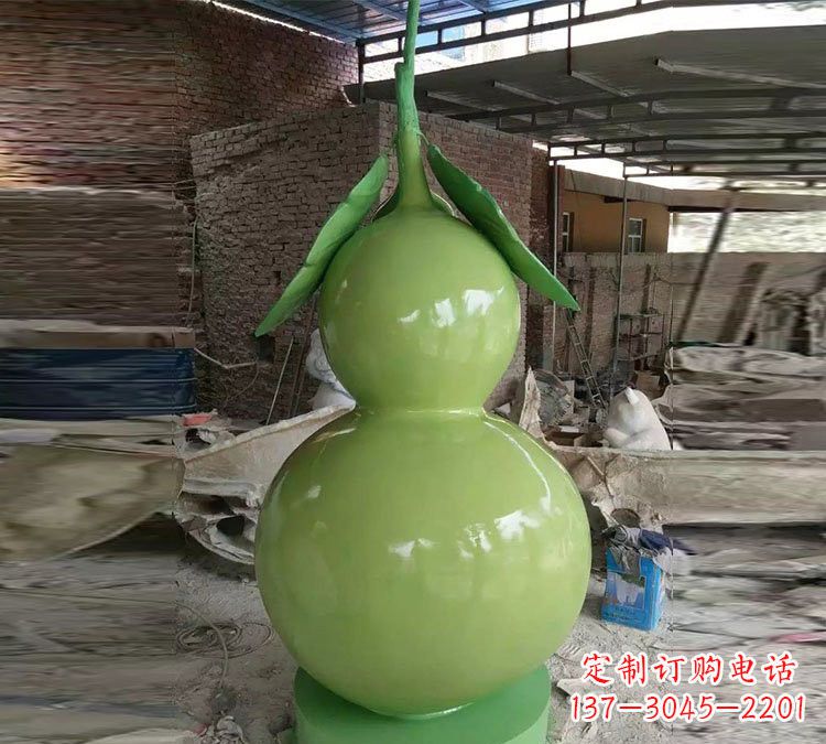 保定玻璃钢葫芦雕塑——艺术中的精美之作