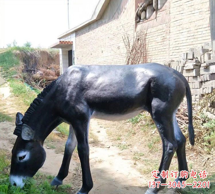 保定玻璃钢雕刻毛驴,传承传统文化