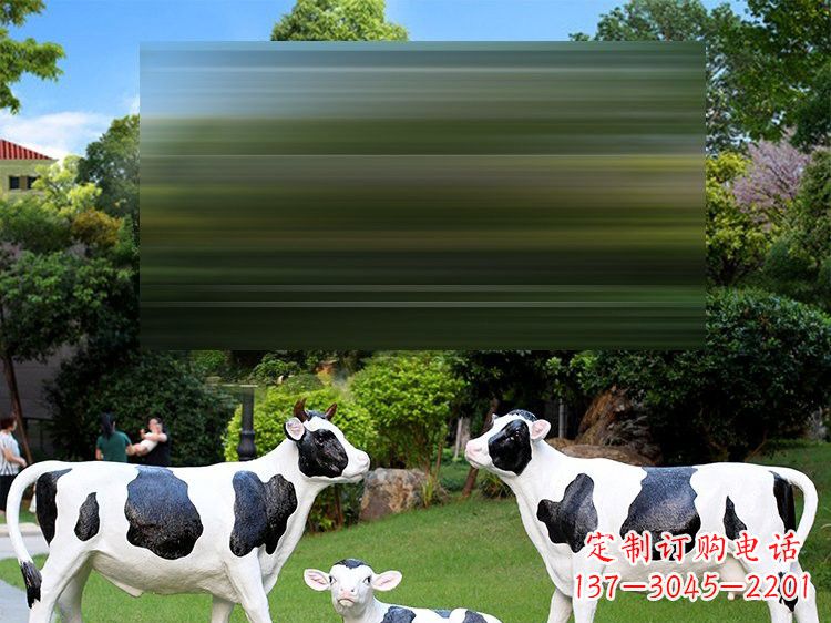 保定玻璃钢仿真奶牛