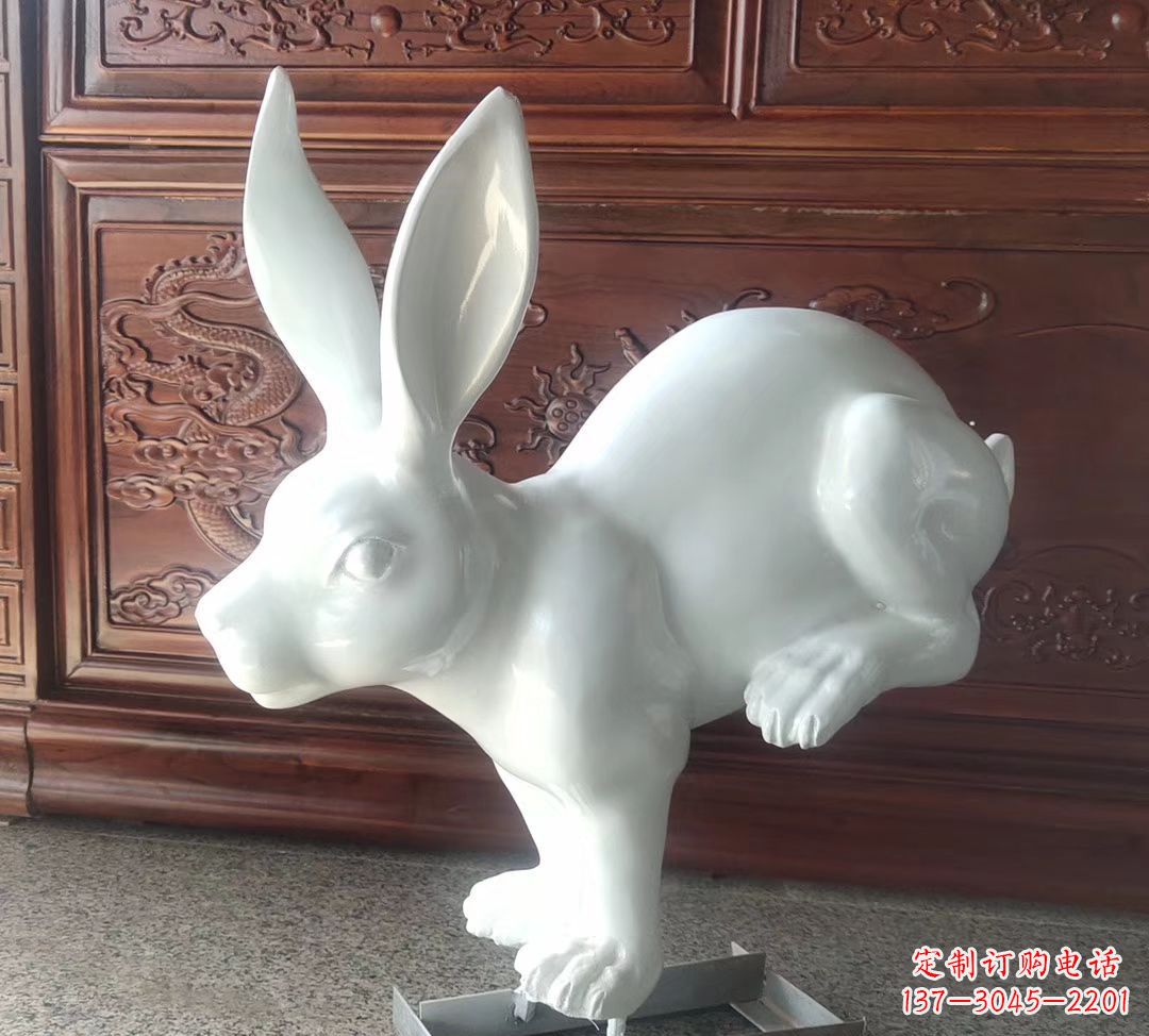 保定玻璃钢仿真生肖兔