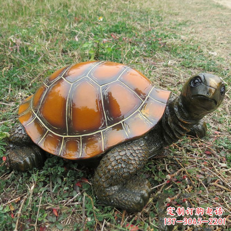 保定玻璃钢制乌龟雕塑——艺术的精美呈现