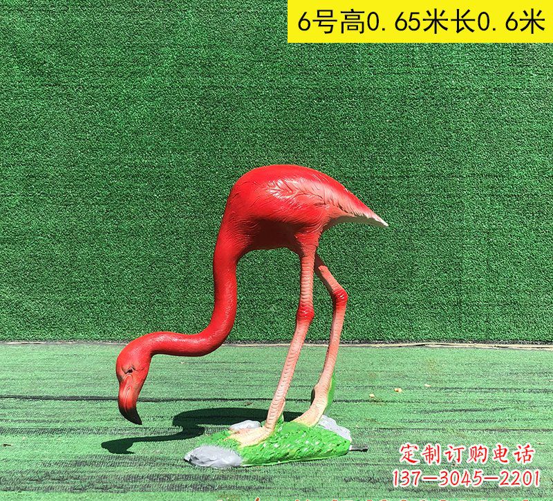 保定精美玻璃钢火烈鸟雕塑