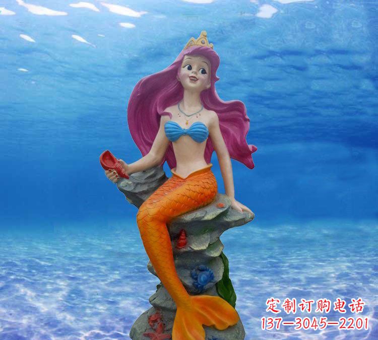 保定玻璃钢卡通美人鱼