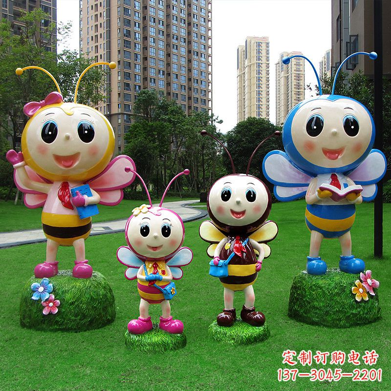 保定玻璃钢制蜜蜂雕塑让你的家园拥有自然之美