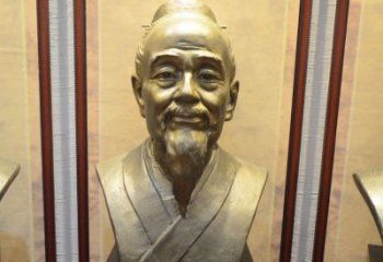 保定扁鹊医学家铜雕