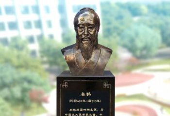 保定玻璃钢扁鹊著名医生半身像雕塑