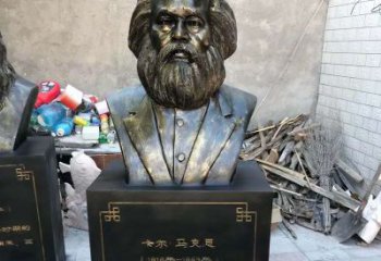 保定玻璃钢铸就的马克思雕塑