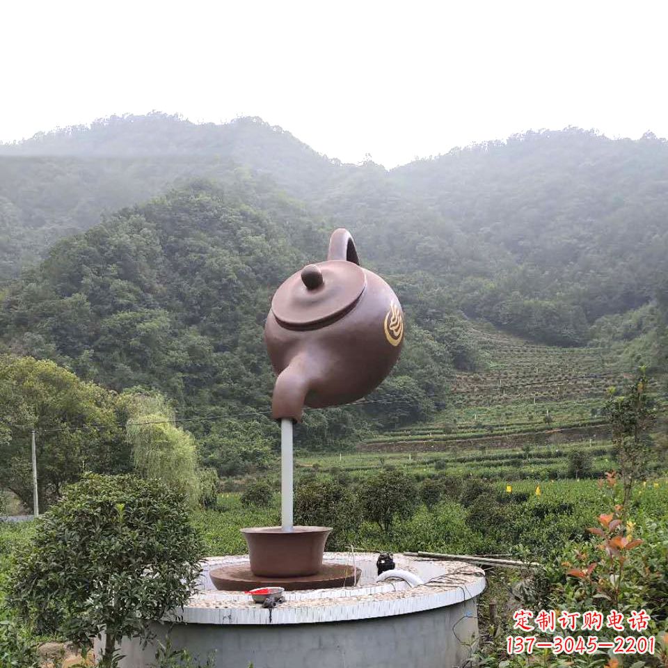 保定玻璃钢天壶喷泉精致而神奇的雕塑