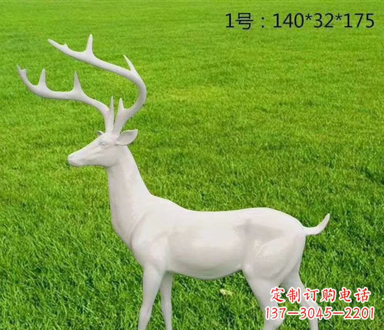 保定玻璃钢小鹿 动物雕塑