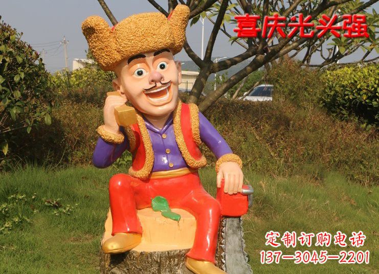 保定玻璃钢熊大熊二光头强