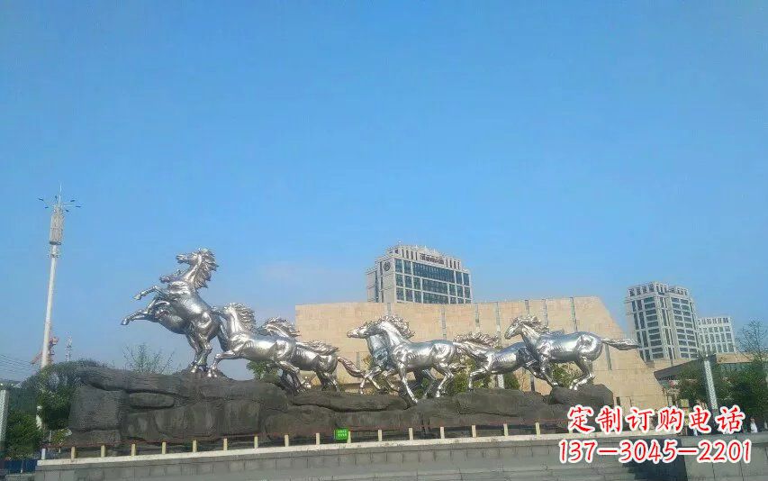保定不锈钢动物雕塑精美的艺术品