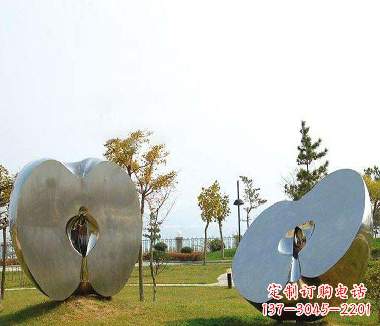 保定不锈钢雕刻的苹果