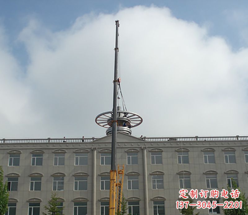 保定不锈钢避雷针雕塑——安全保护灵感之源