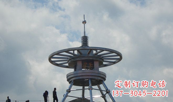 保定不锈钢避雷针雕塑——安全守护者