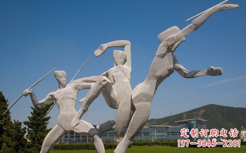 保定不锈钢标枪雕塑一种新型的艺术形式