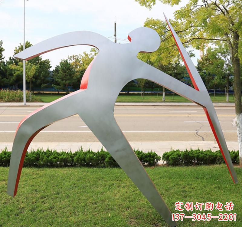 保定不锈钢标枪雕塑2