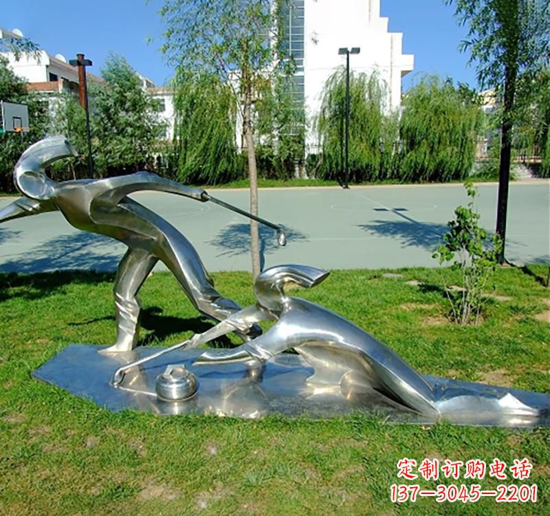 保定不锈钢冰壶雕塑——一种艺术形式