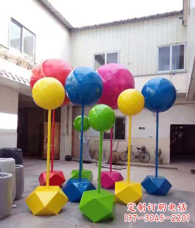 保定不锈钢彩色气球雕塑