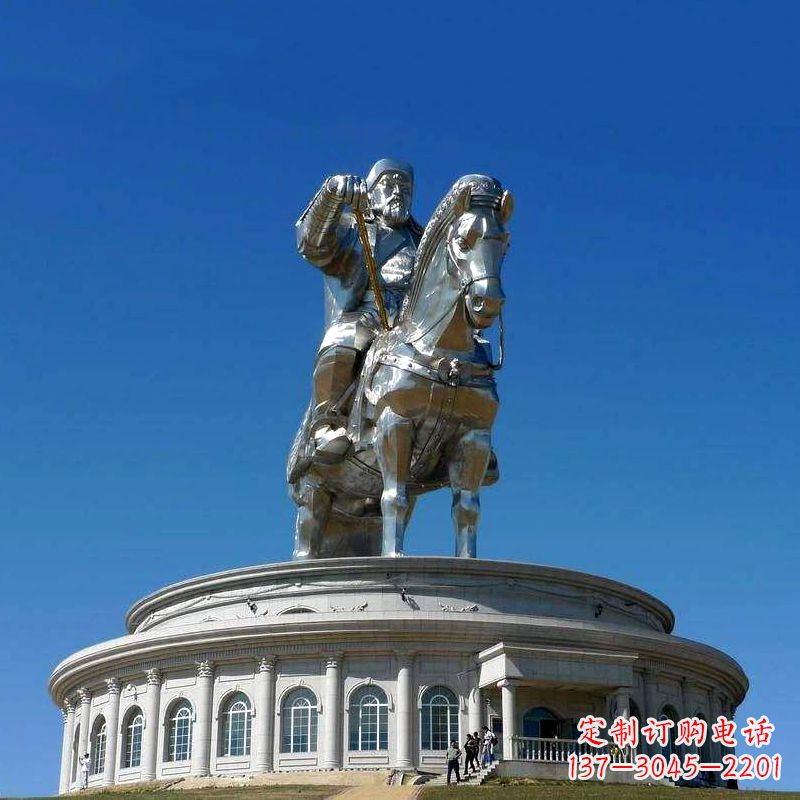 保定不锈钢成吉思汗雕塑——一座引人入胜的大型雕塑