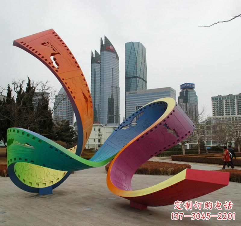 保定精美的不锈钢城市景观雕塑