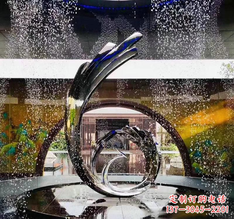 保定不锈钢城市景观喷泉雕塑